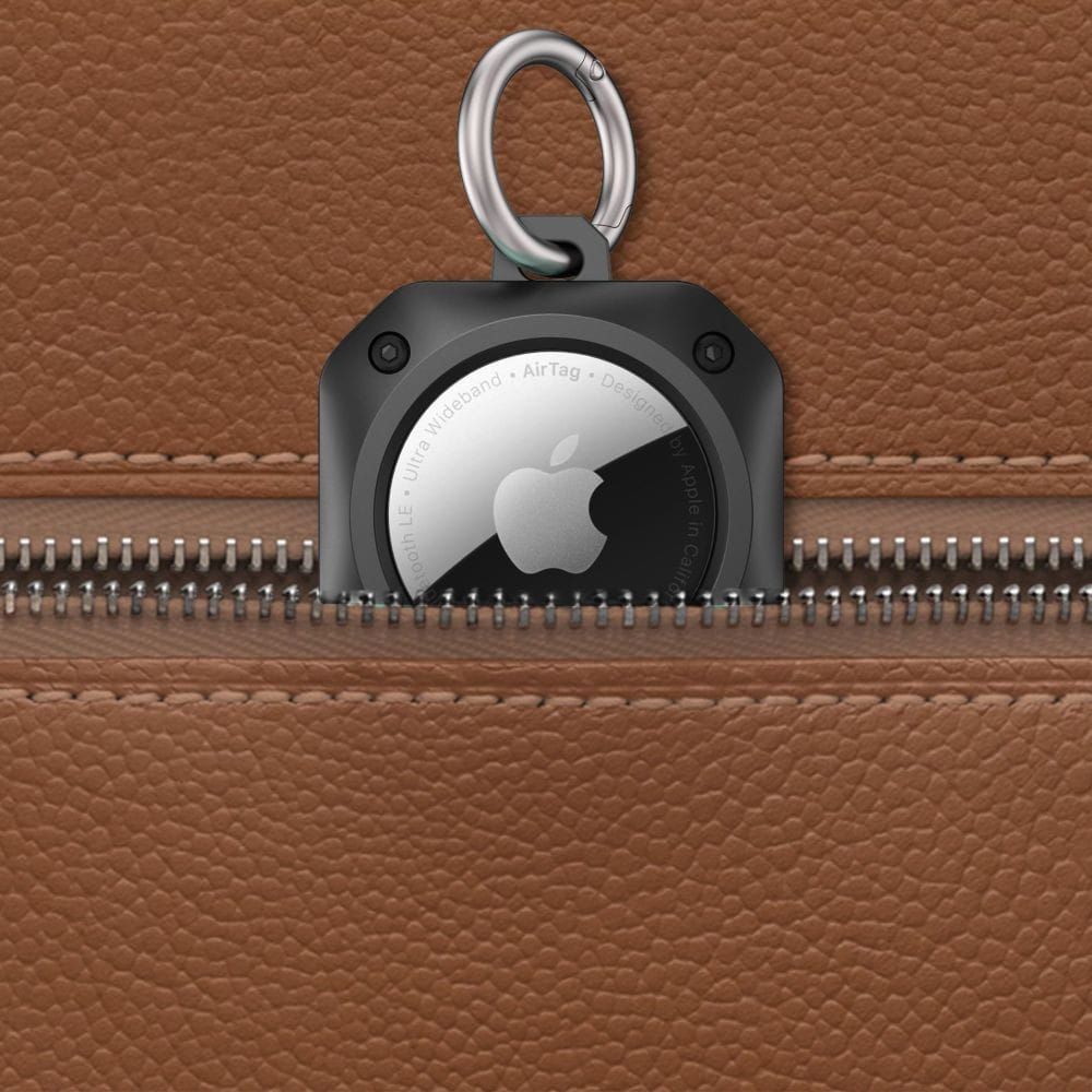 tech-protect rough pro apple airtag black