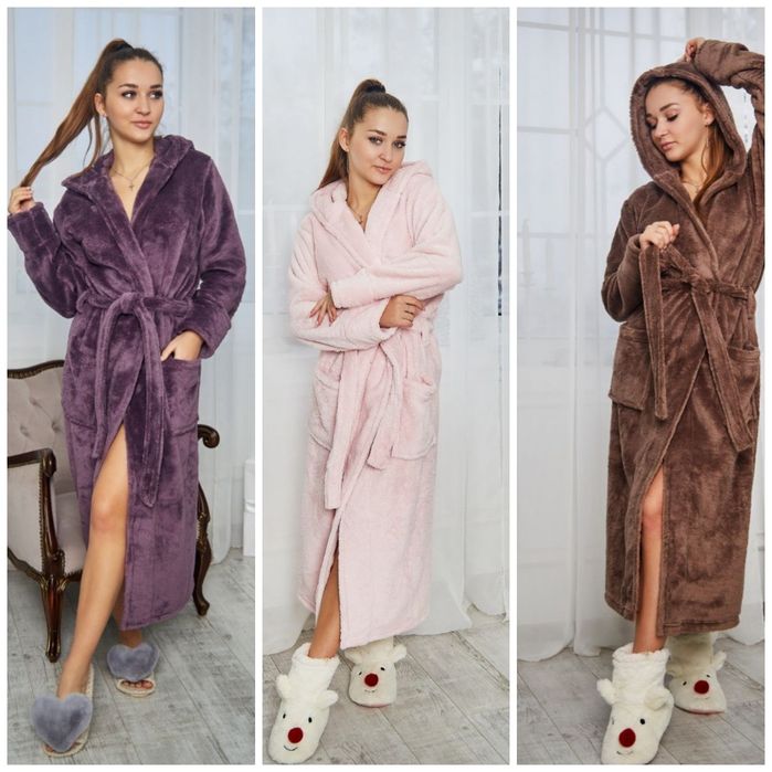 Теплі жіночі халати