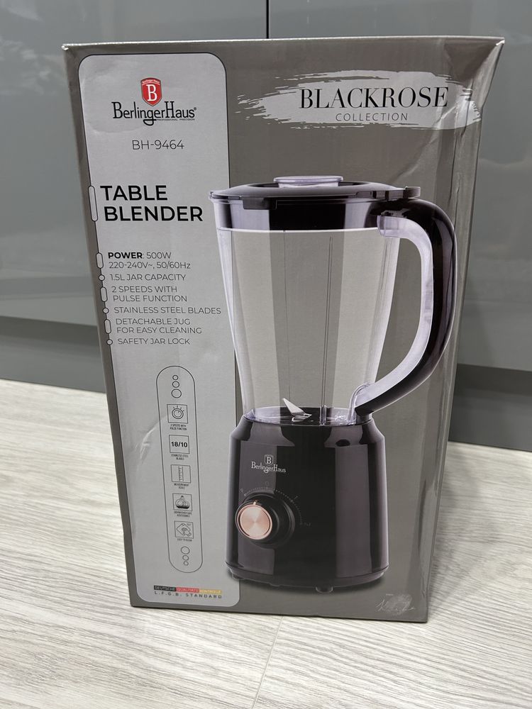 Blender kielichowy Berlinger Haus Blackrose BH-9464