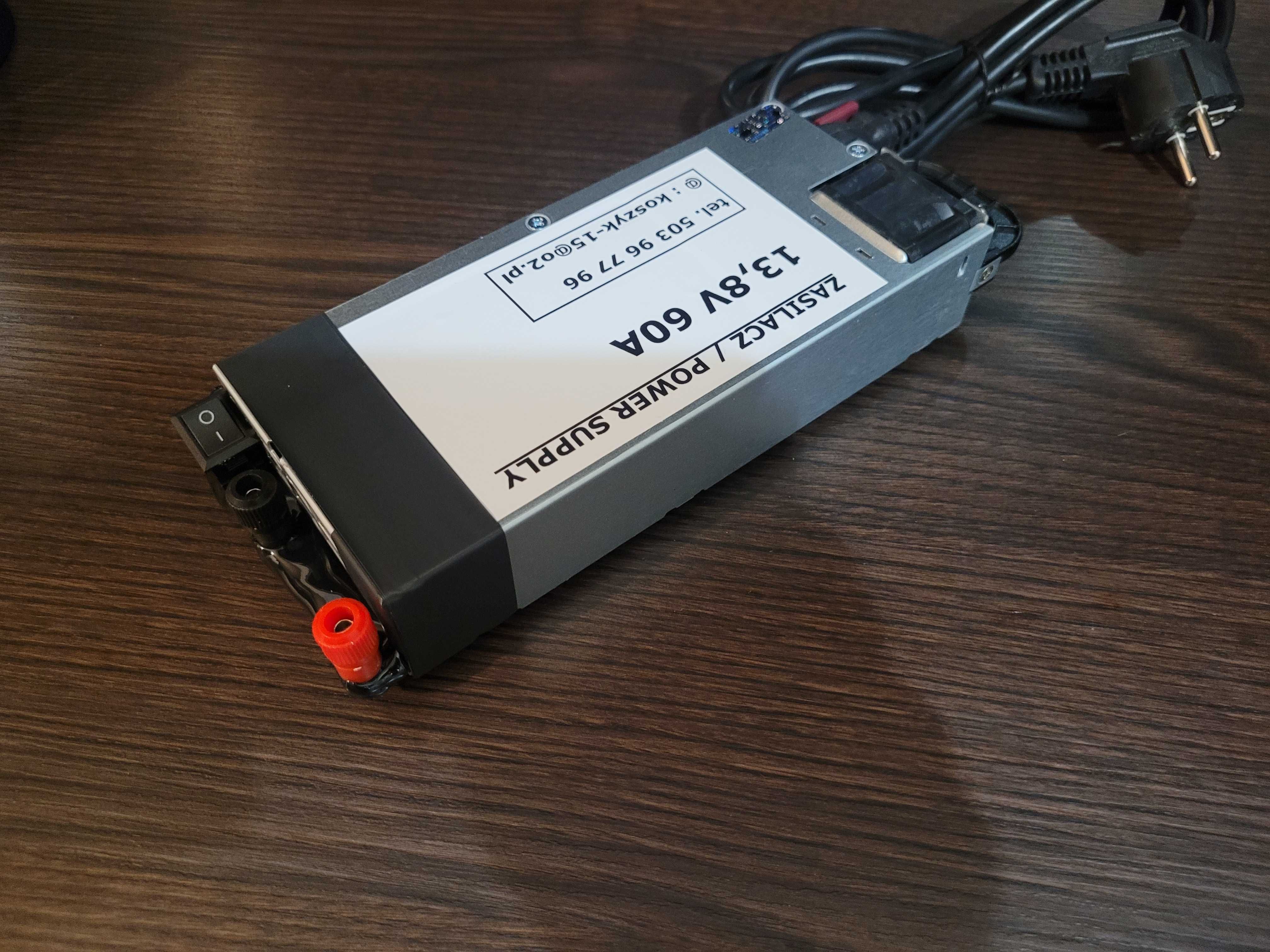 Zasilacz 13,8V 60/65A Car audio/Cb radio/Radio KF / FV ! Gwarancja 24M