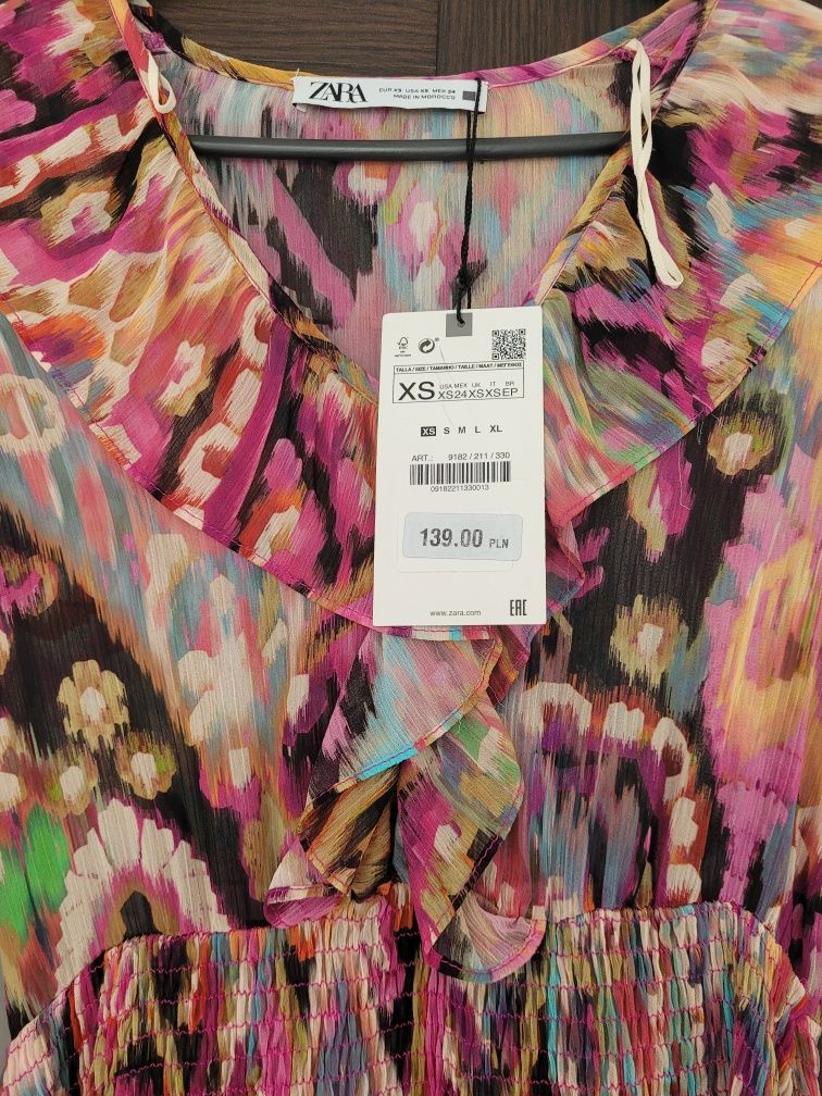Sukienka Zara kolorowa