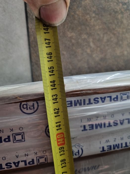 Nowe okna złoty dąb plastimet 88x144 76x144 55x144