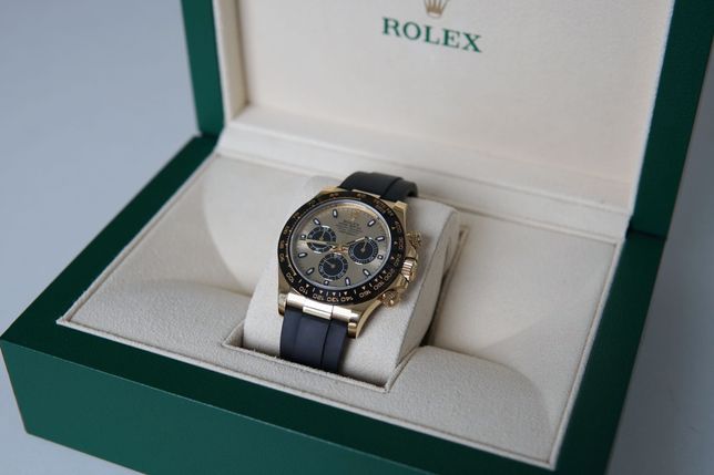 Rolex Daytona Oysterflex, Champagne Dial, dostępny od ręki