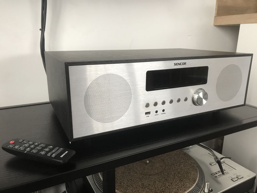 Wieża Sencor CD, funkcją BLUETOOTH, wejściem AUX, portem USB