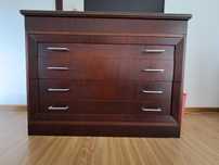 Vendo Mobília de Quarto Madeira Maciça Mogno