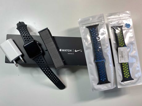 Apple Watch 3 Nike+ 42MM GPS pełen zestaw! Paski + pudełko + ładowarka