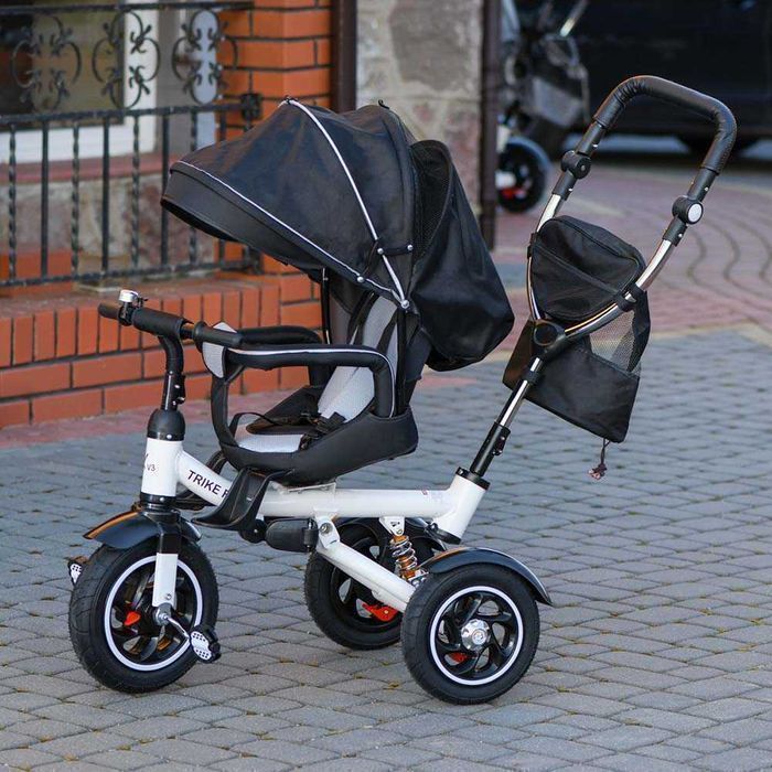 ROWEREK Trzykołowy dla Dzieci TRIKE FIX V3 WÓZEK z Prowadnikiem 360