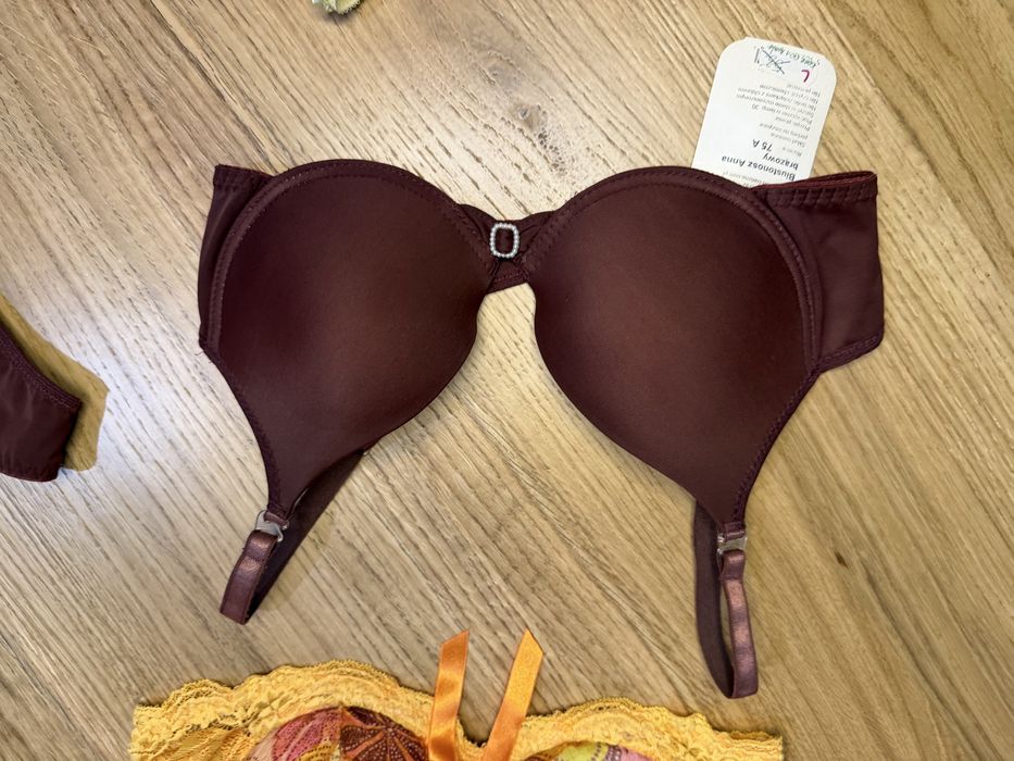 Biustonosz nowy 75A zestaw polskiej firmy Konrad