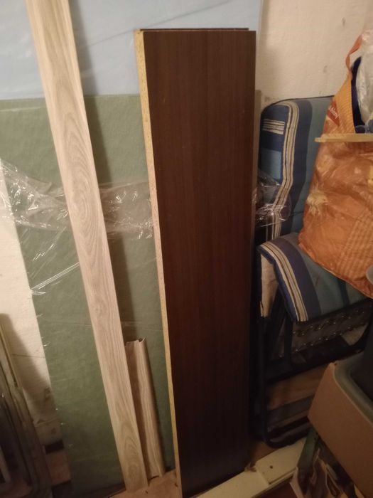 półki, półka ścienna brązowa 90x20xmx3- 2szt