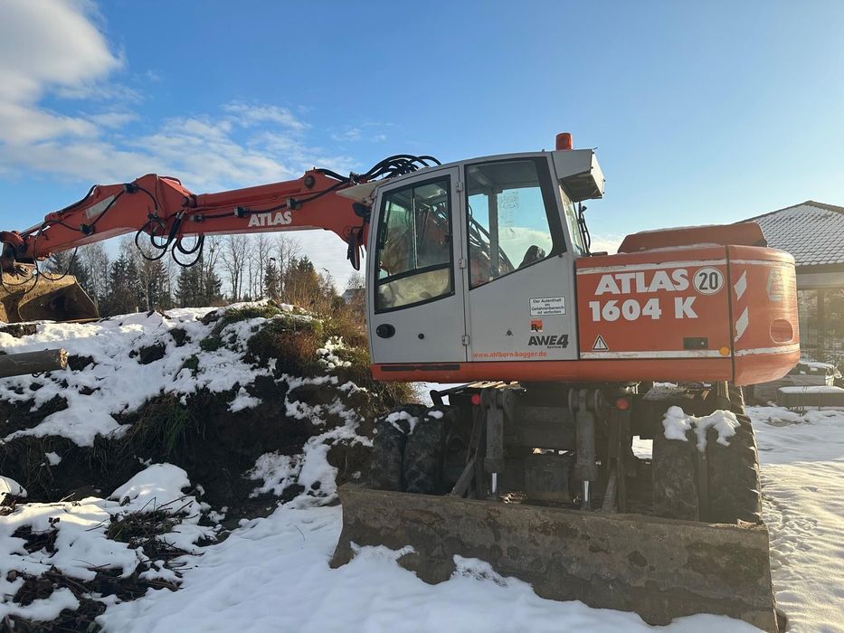Atlas 1604K  Koparka Atlas 1604K stan bardzo dobry