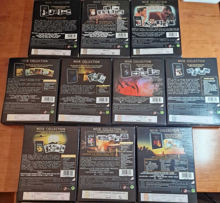SONY NOIR COLLECTION - Completa Luxo/Prestige c/Fotos /10Filmes Épicos