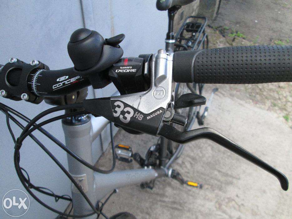 Велосипед KALKHOFF на DEORE XT и гидравлике MAGURA 33 HS.