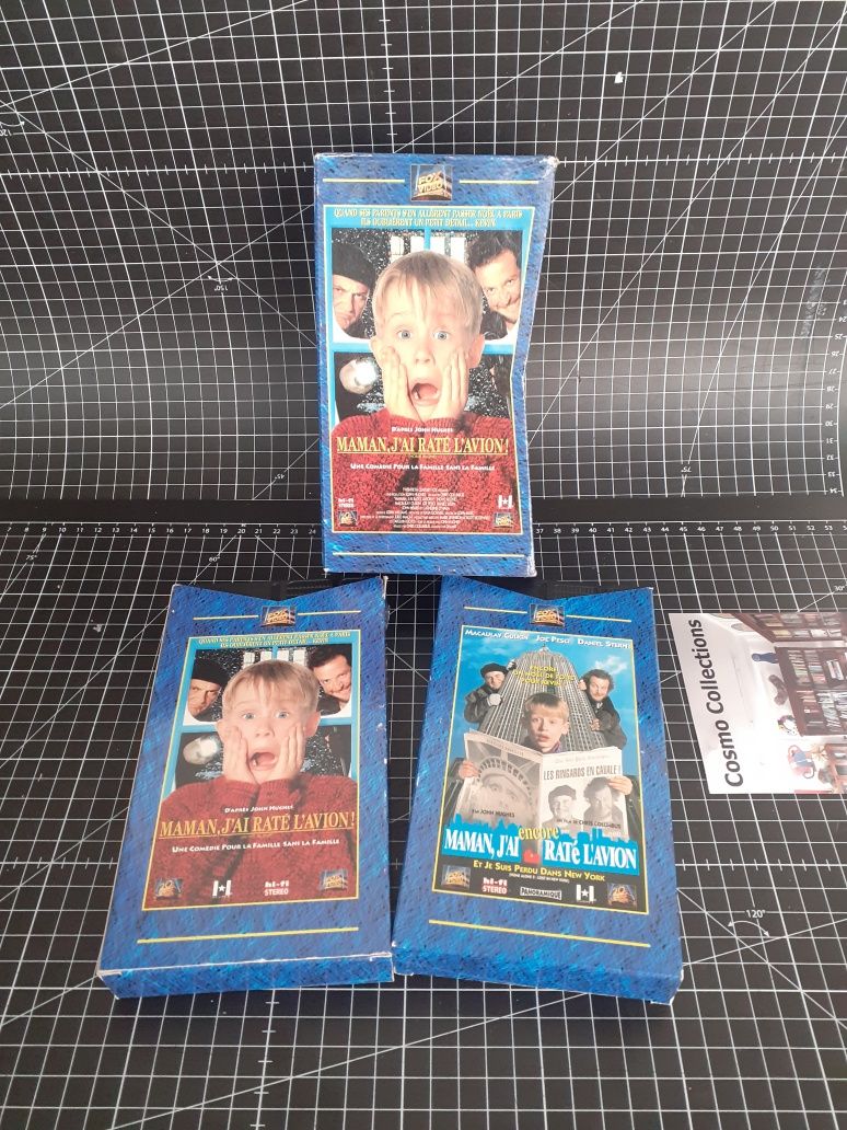 VHS Mortal Kombat 2, animation e vhs Home Alone 1 e 2