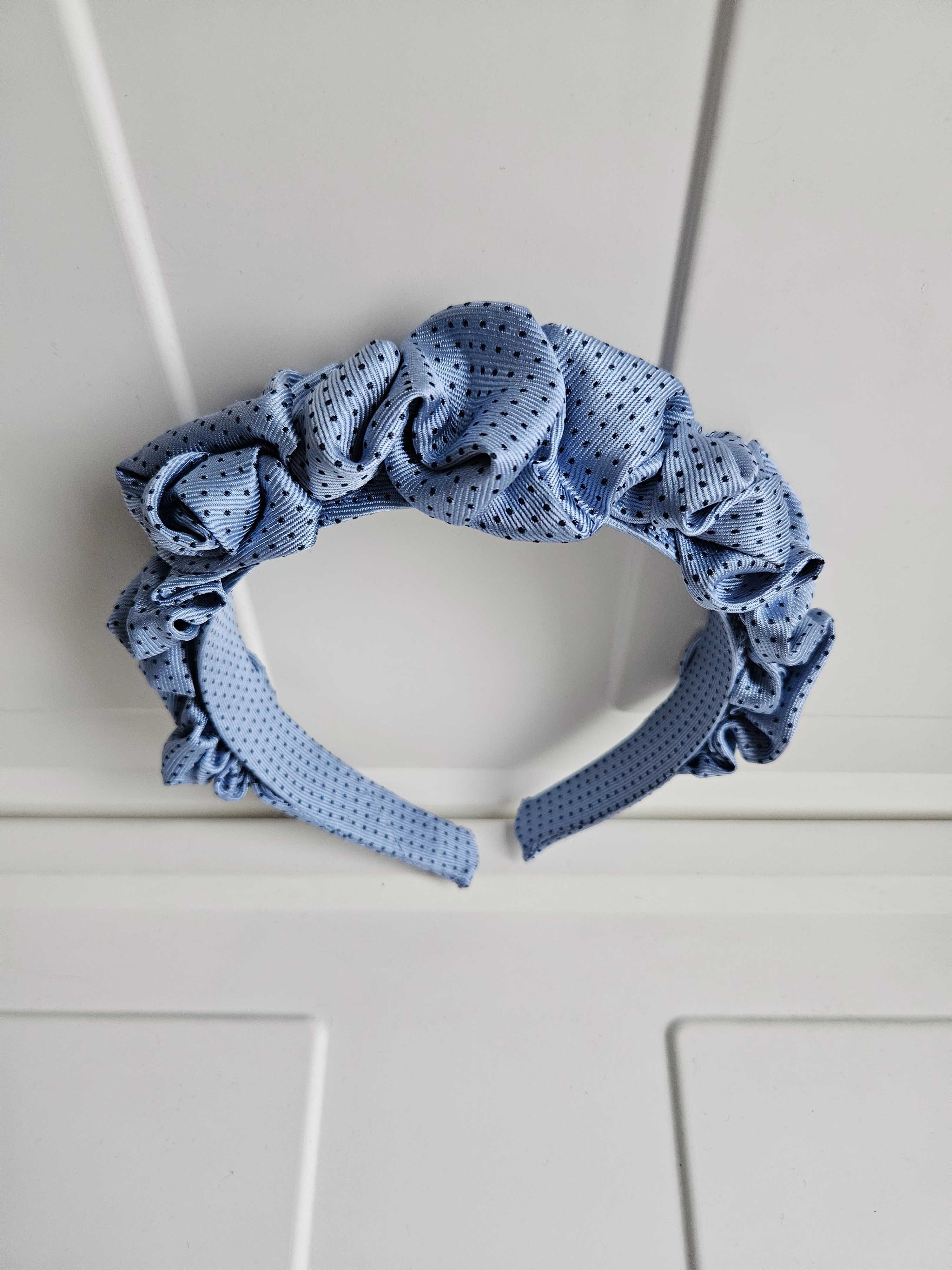 Jedwabna opaska do włosów handmade