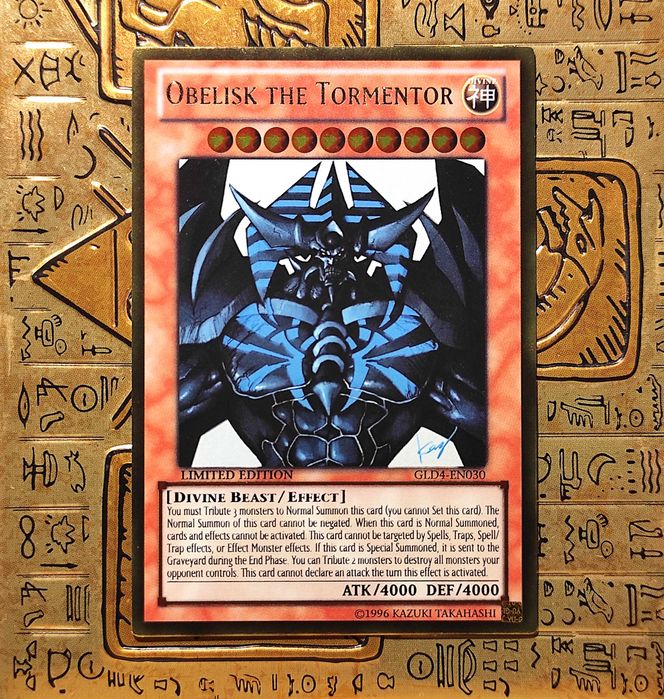 Obelisk the Tormentor - Edição Limitada Yugioh