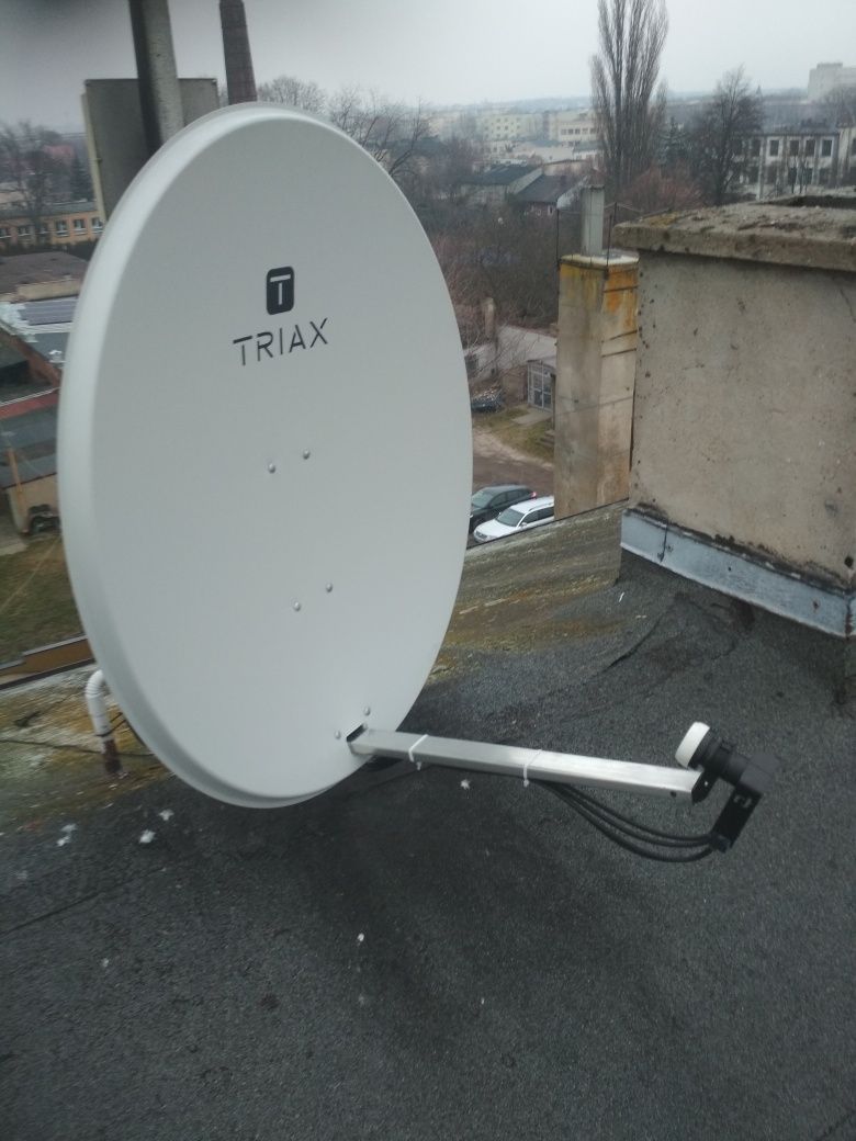 Naprawa montaż anten satelitarnych i DVB-T