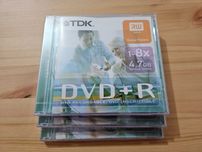 Conjunto de DVD+R; CD+R e Caixas