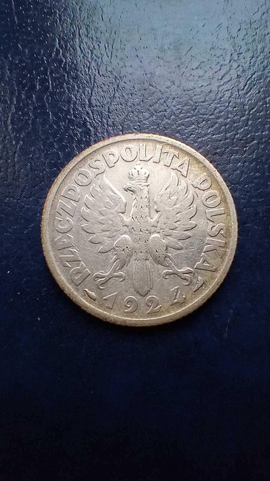 Stare monety 1 złoty 1924 2RP srebro