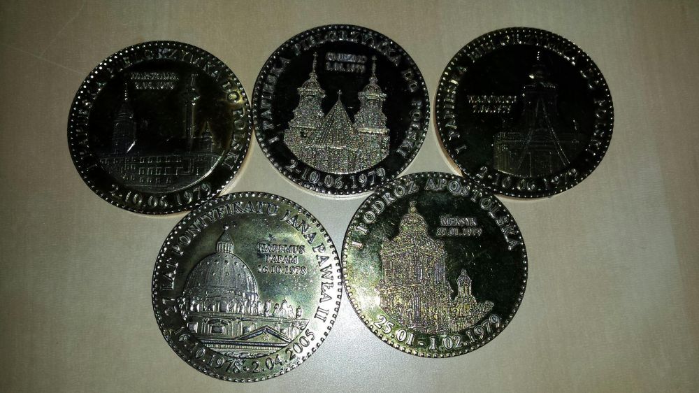 Moneta medal monety Jan Paweł II