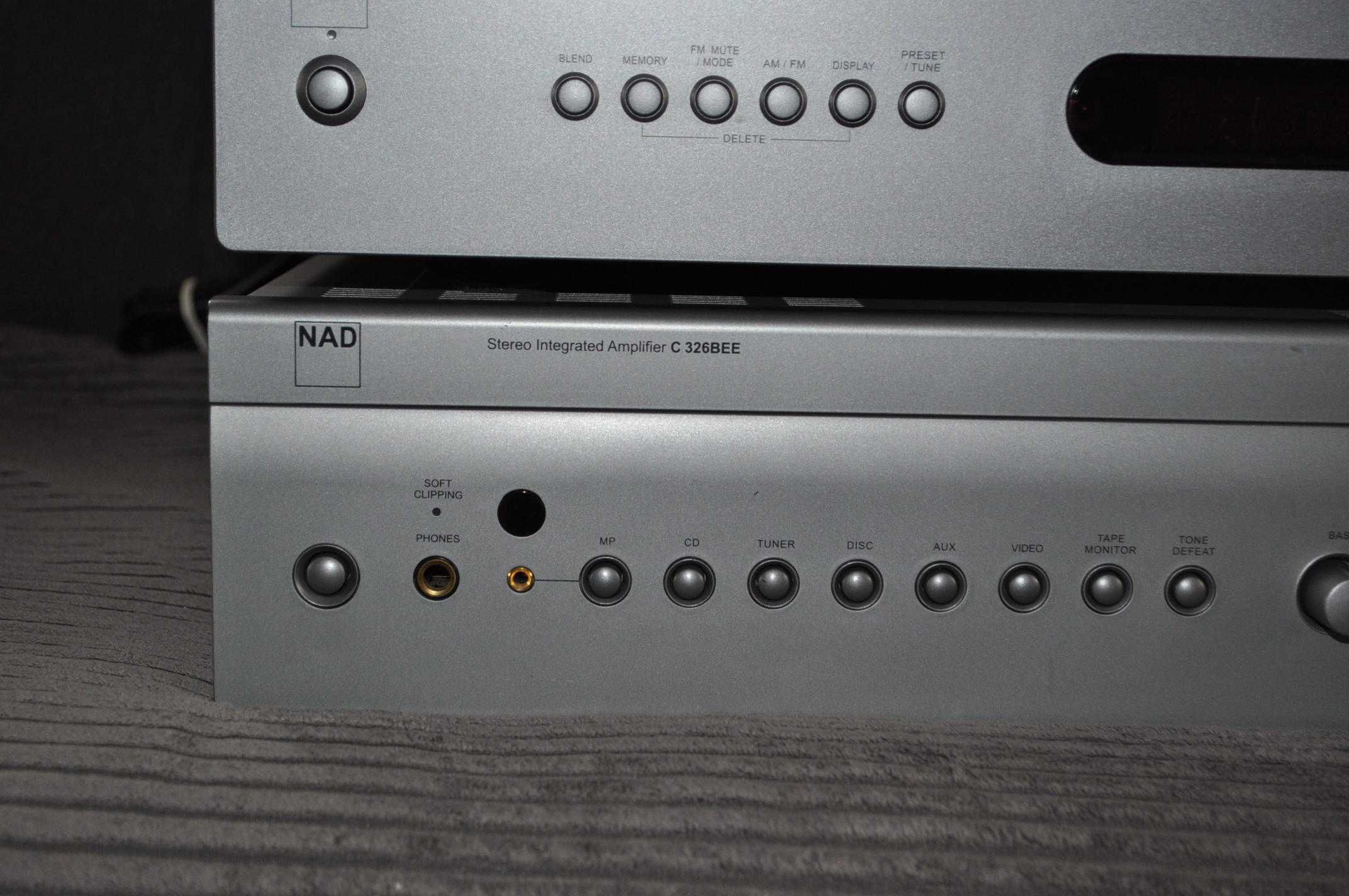 Wzmacniacz NAD C326BEE + Tuner NAD C442 RDS