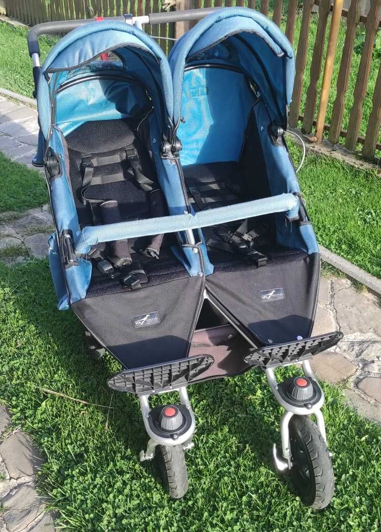 Wózek dwuosobowy TFK TWINNER TWIST DUO + gondole / szerokość ok. 74cm