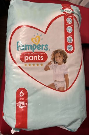 Pampers трусики 6-ка 16 шт