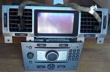 Radio CD70 NAVI + wyświetlacz CID z ramką + Kabel RGB Opel Vectra C