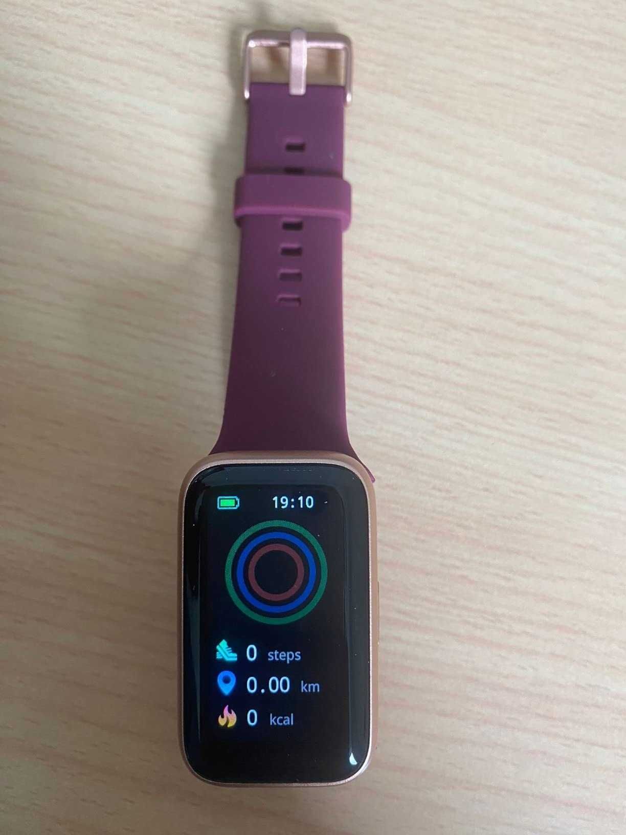 zegarek fitness z krokomierzem, wyświetlacz HD 1,47" smartwatch