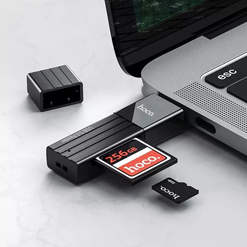 Hoco Кардридер USB 3.0 - SD, TF Card Reader