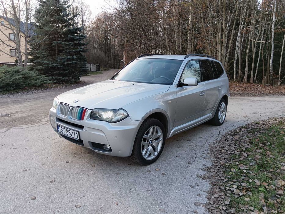 BMW X3 e83 4x4 M-pakiet skóra klima automat czarny sufit mały przebieg