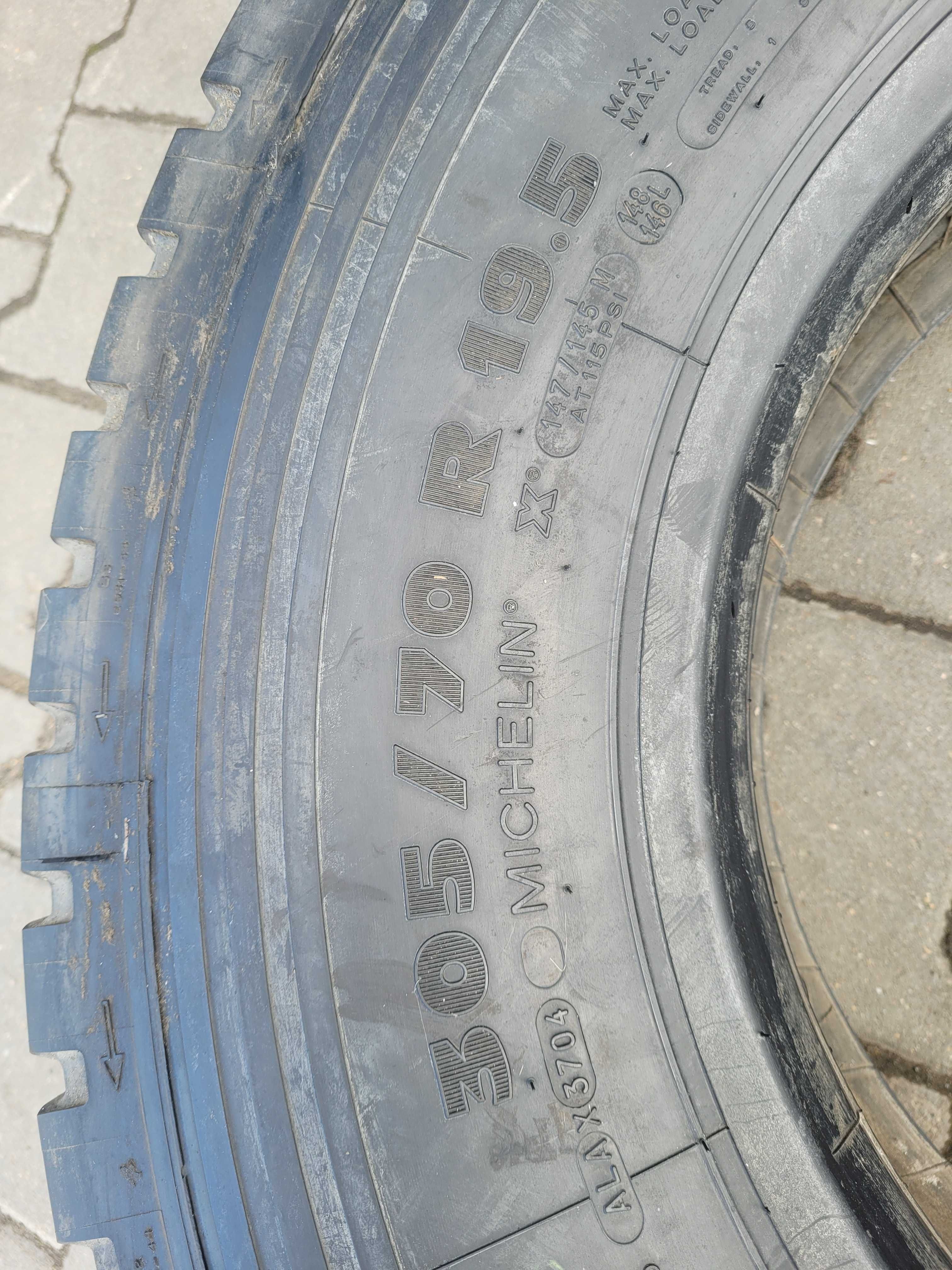 Opony ciężarowe (4szt) Michelin 305/70 R 19,5