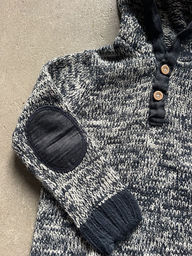 Reserved chłopięcy sweter z kapturem 98