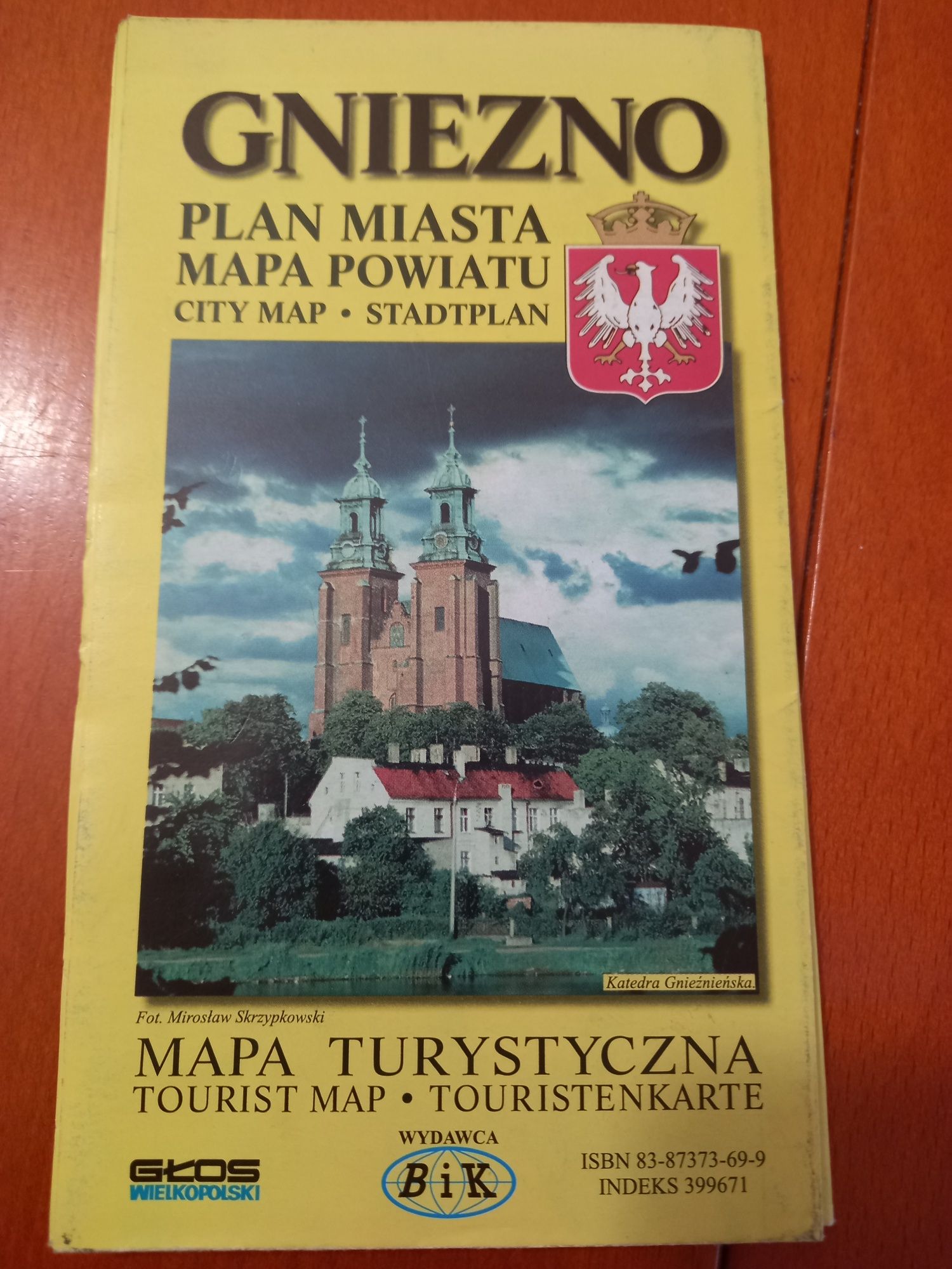 Mapa Miasta Gniezno 2000rok