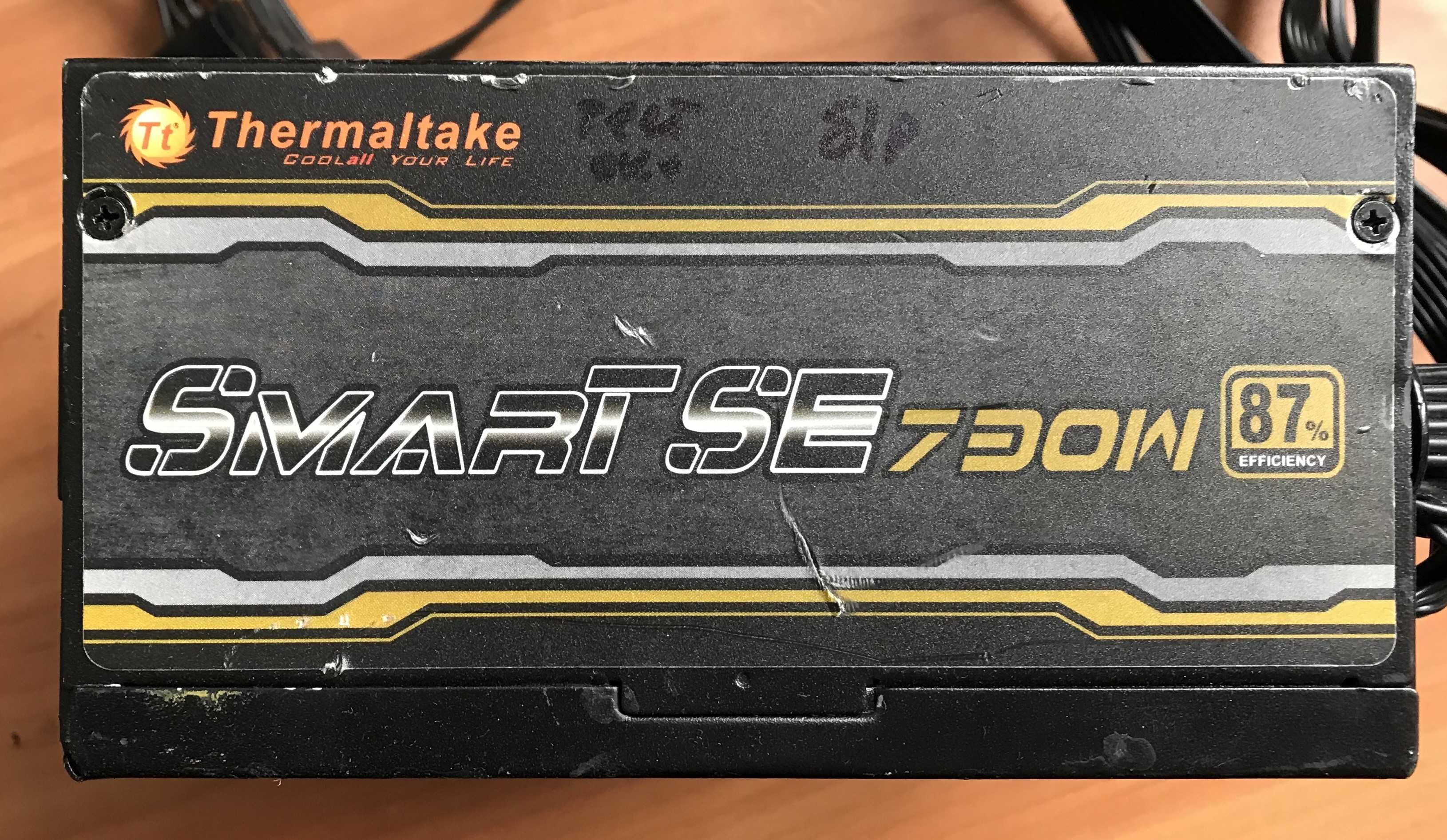 Thermaltake SmarTSE 730W. SPS-730M. Стандарт 80+bronze.