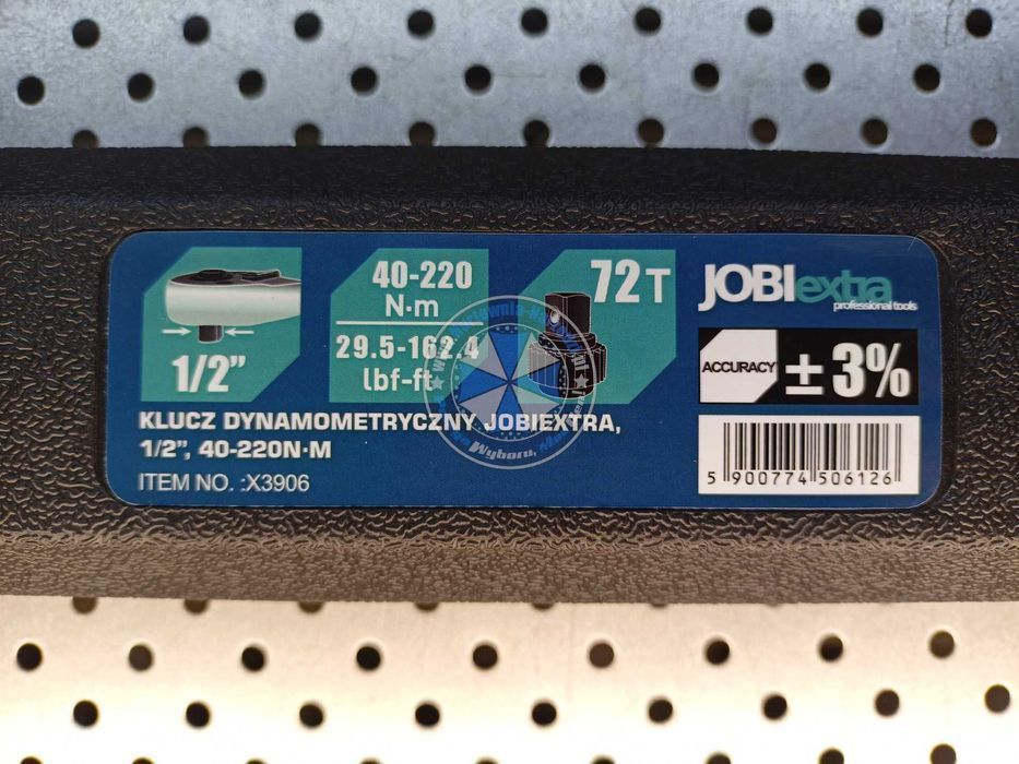 Klucz dynamometryczny 1/2" 40-220Nm Dwukierunkowy! lewy i prawy gwint