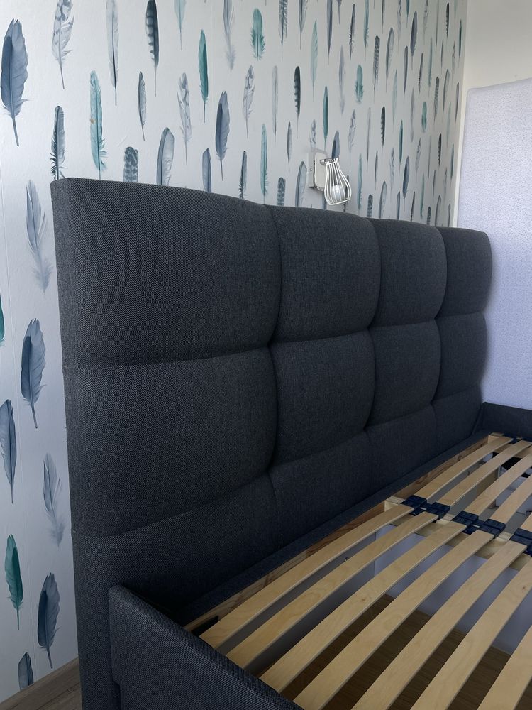 Łóżko z pojemnikiem 160x200, M&K Foam Koło