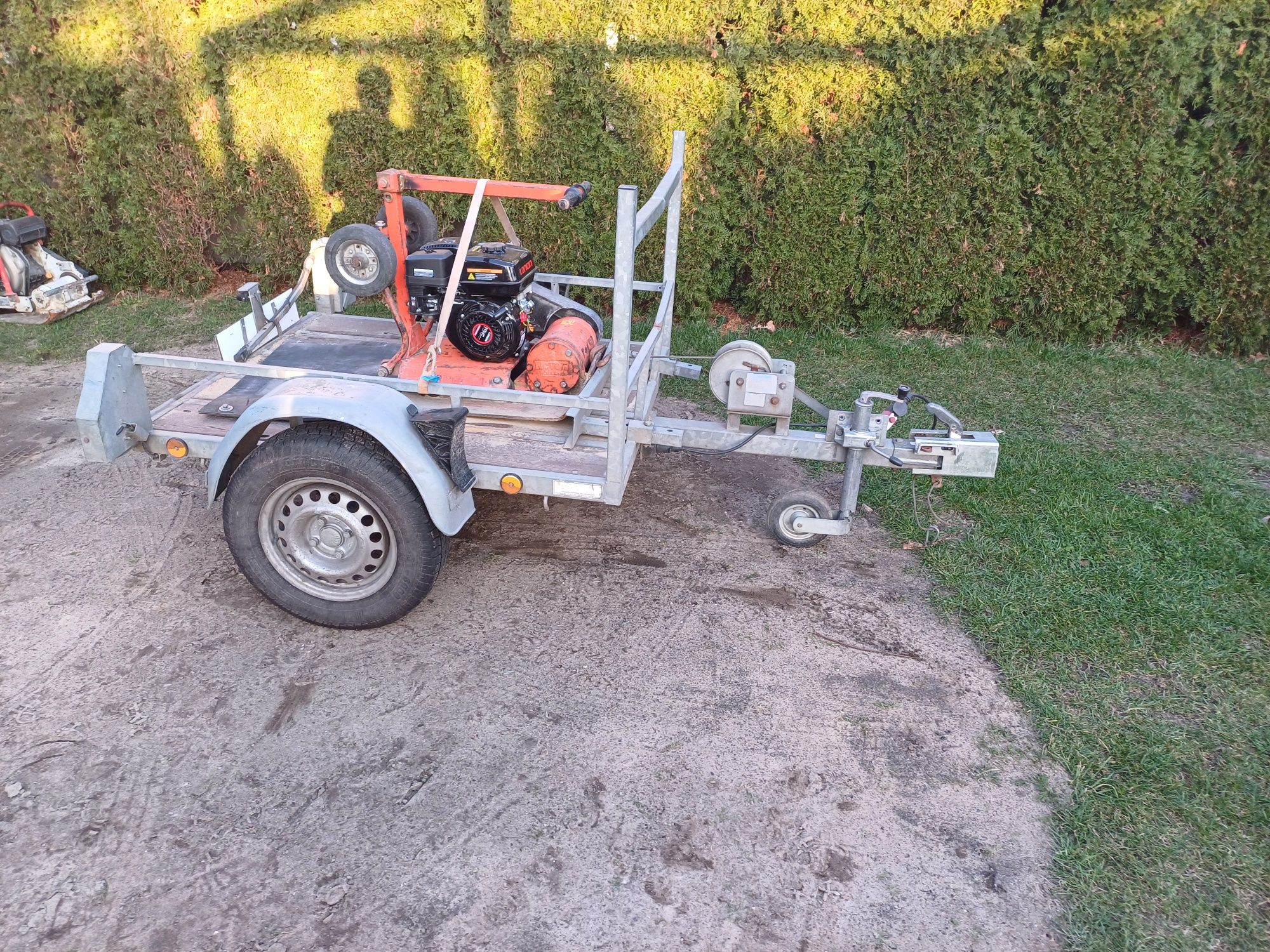 Wynajem zagęszczarka gruntu 80-360kg z przyczepką, młoty 3-42j i inne