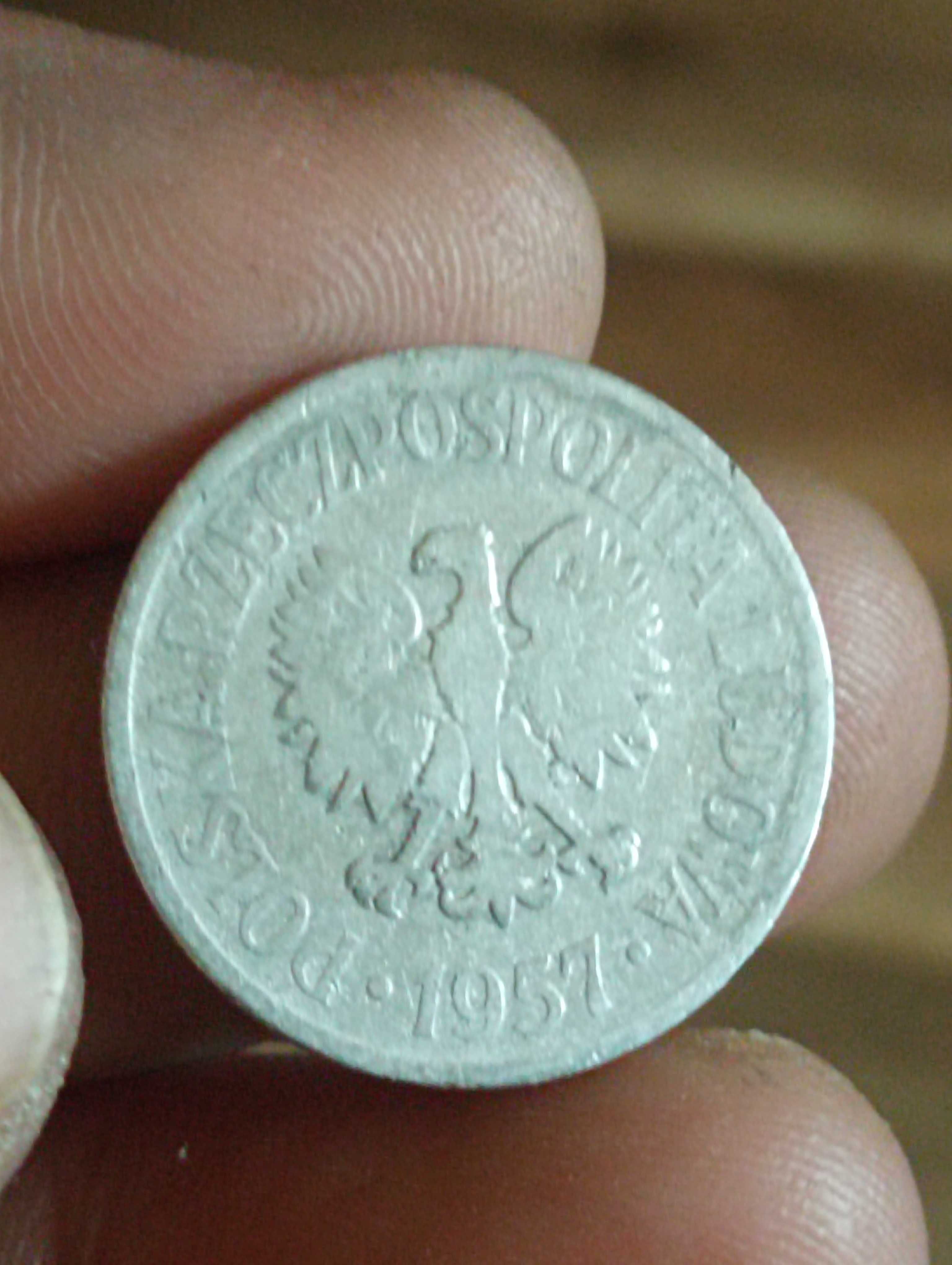 Moneta drugie 50 groszy 1957 rok