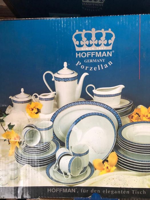 Zastawa stołowa / Serwis kawowo-obiadowy Hoffman 41 el. (6-osobowy)