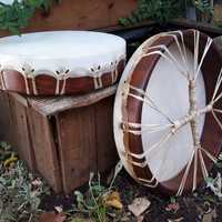 Tambores xamanicos Lakota  41.5, 51.5cm e 61,5cm. (Novos)