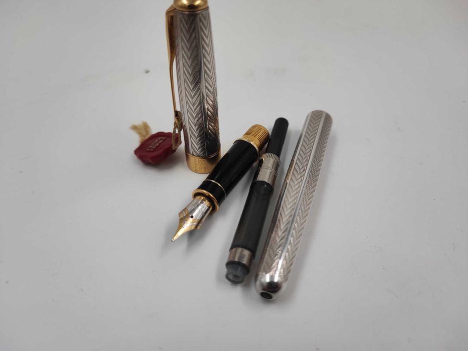 Parker Sonnet Fougere срібний корпус, перо 18к (М)