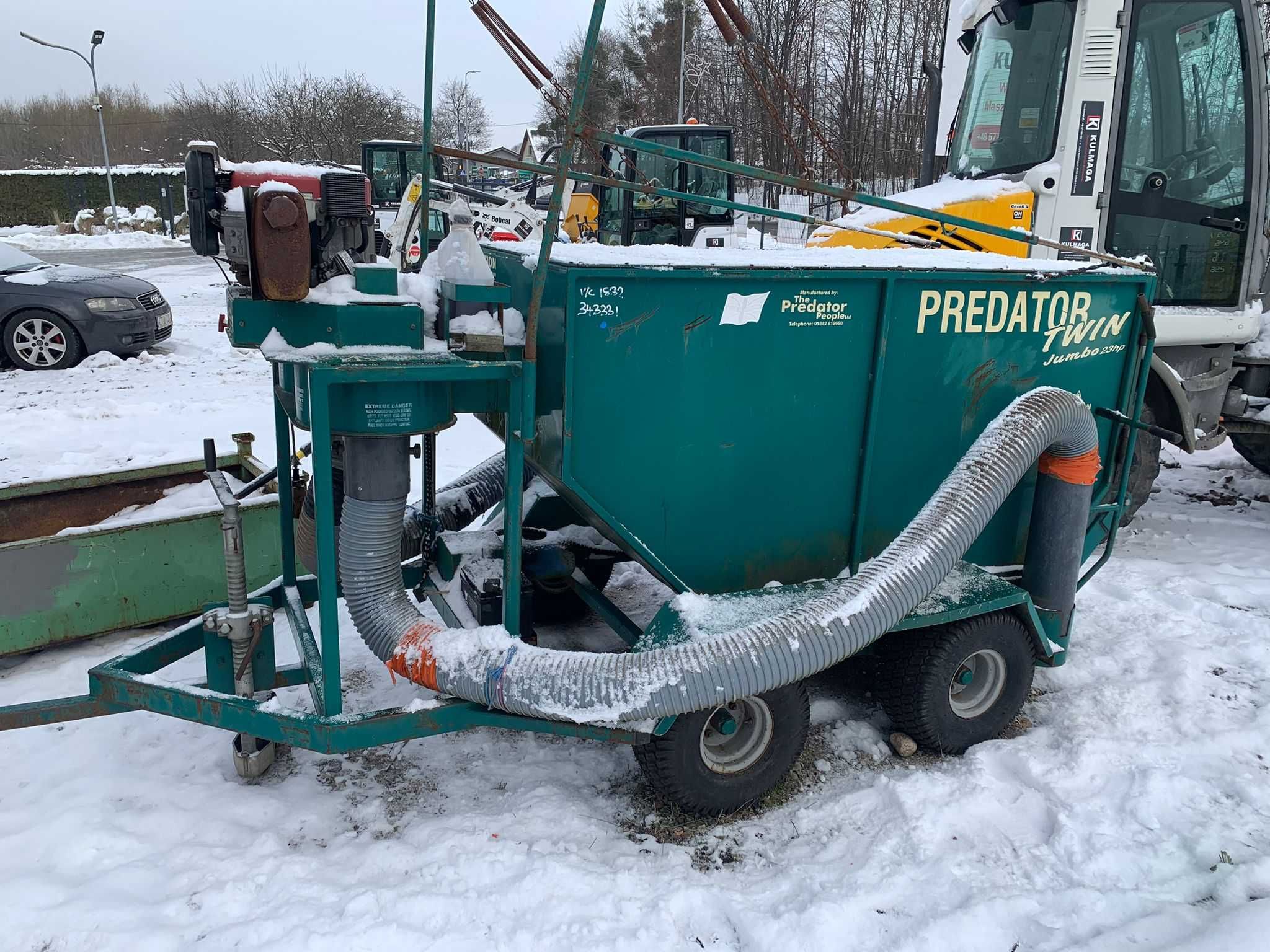 Odkurzacz przemysłowy predator twin jumbo 23hp