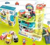 Інтерактивний авто трек WToys 92629 укр. озвучка автопідіймач машинки