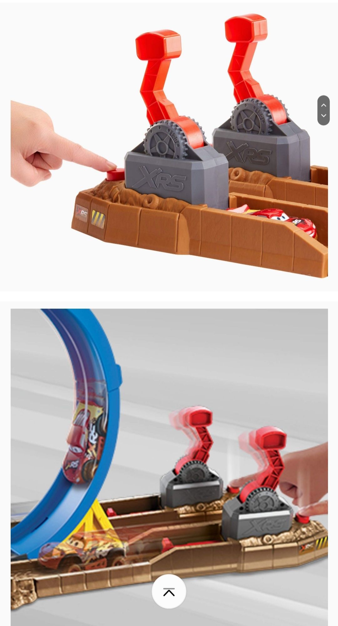 Трек Disney pixar Сars с машинкой молния макквин hot wheels хот вилс