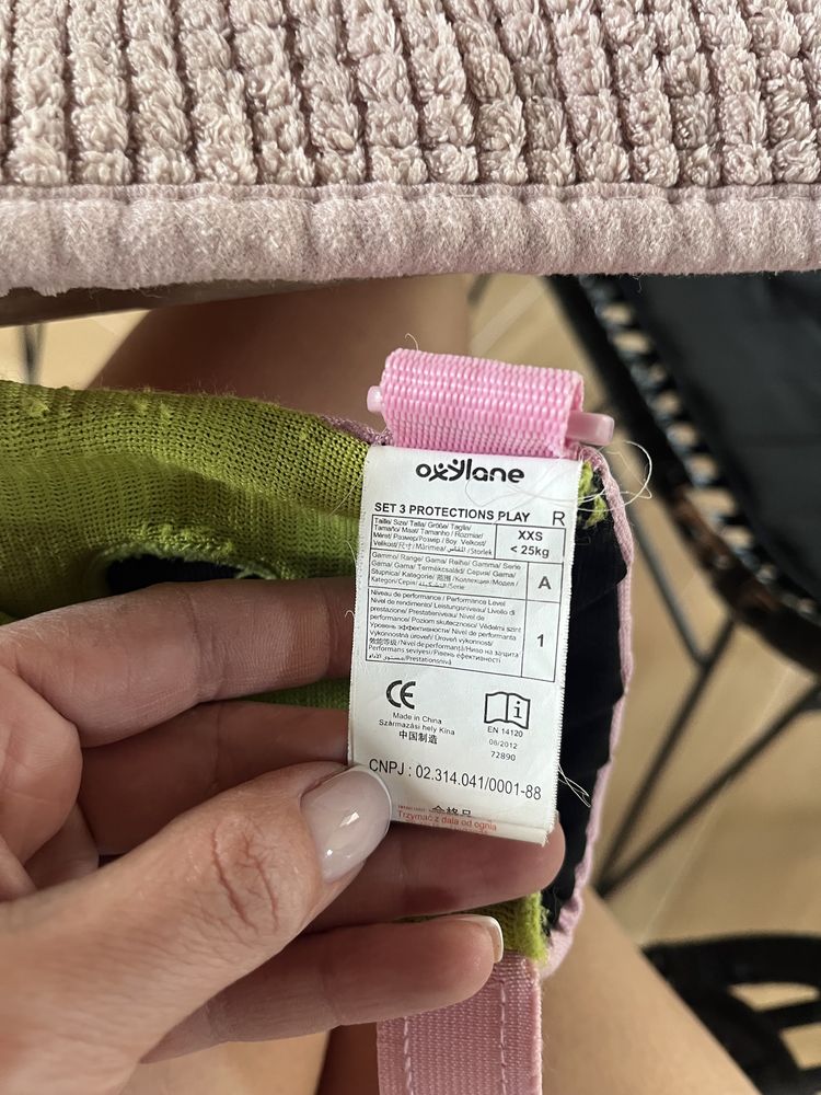Oxelo dziecięce ochraniacze na łokcie i kolana r.xxs