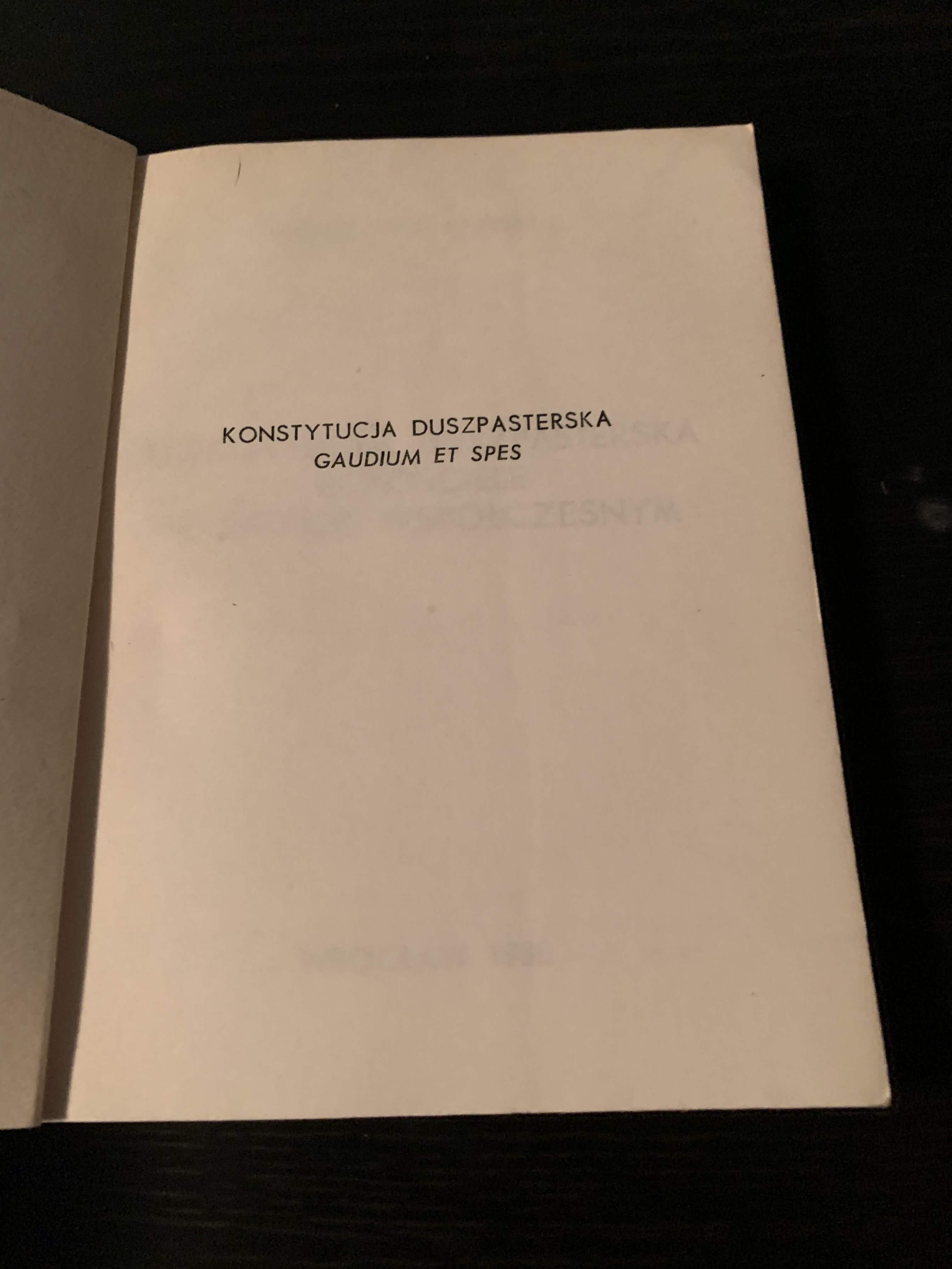 Konstytucja duszpasterska - Gaudium et spes Sobór Watykański II
