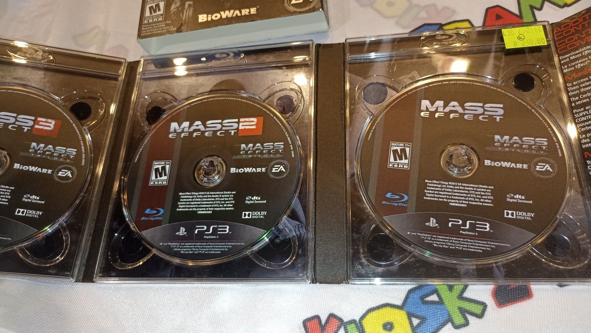Mass Effect Trilogy Trylogia PS3 rzadkość sklep kioskzgrami