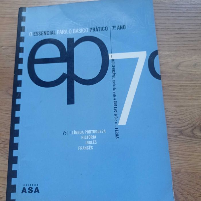 vendo livro O essencial para o Basico pratico 7º ano