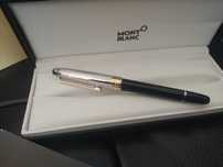Montblanc Meisterstuck Solitaire Classic, Silver Black. Nova.