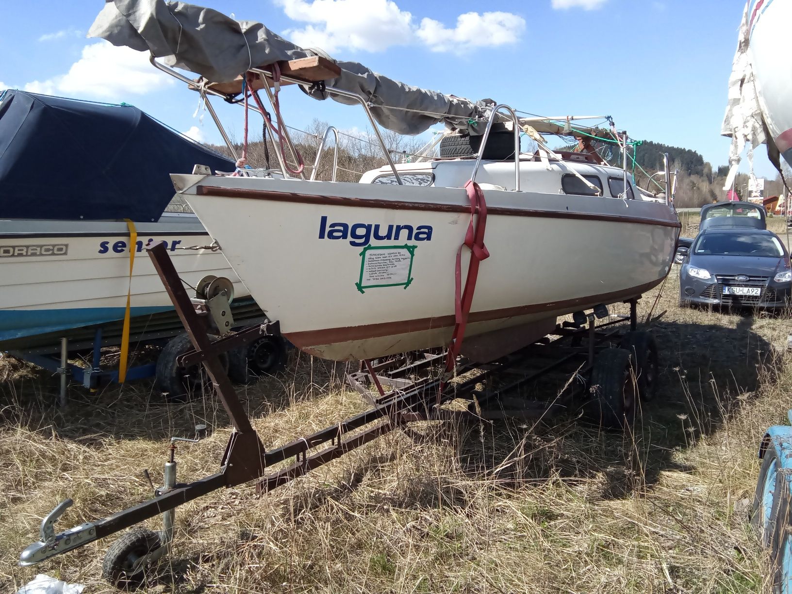 Żagłówka Neptun z przyczepą